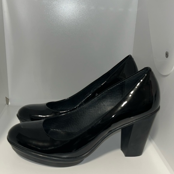Camper Black Patent Leather Platform Pump Heels Women’s EU 39 US 8.5 - Picture 2 of 14